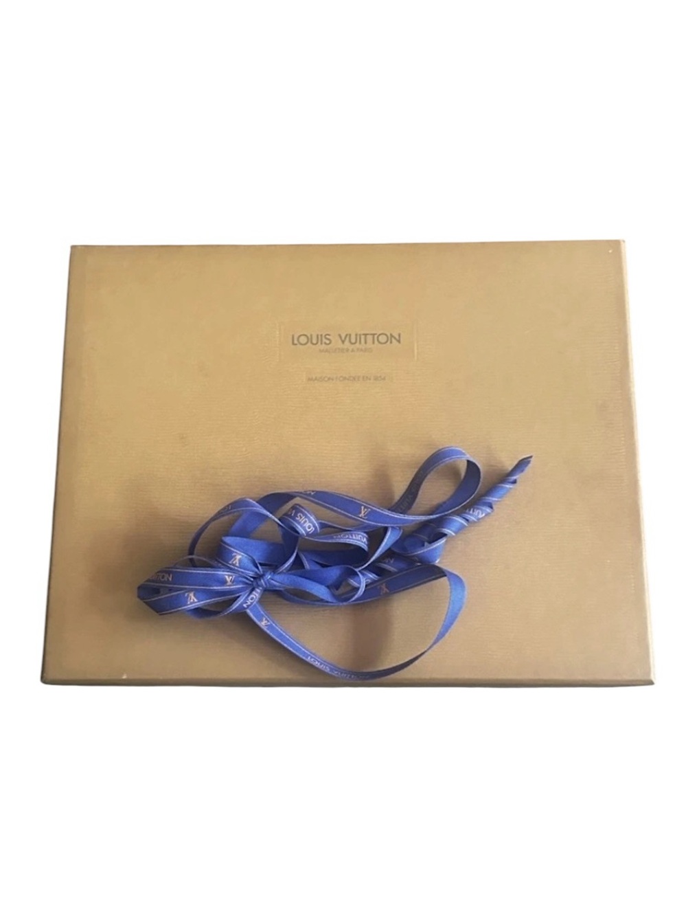LOUIS VUITTON Gift Box With Ribbon Empty Box